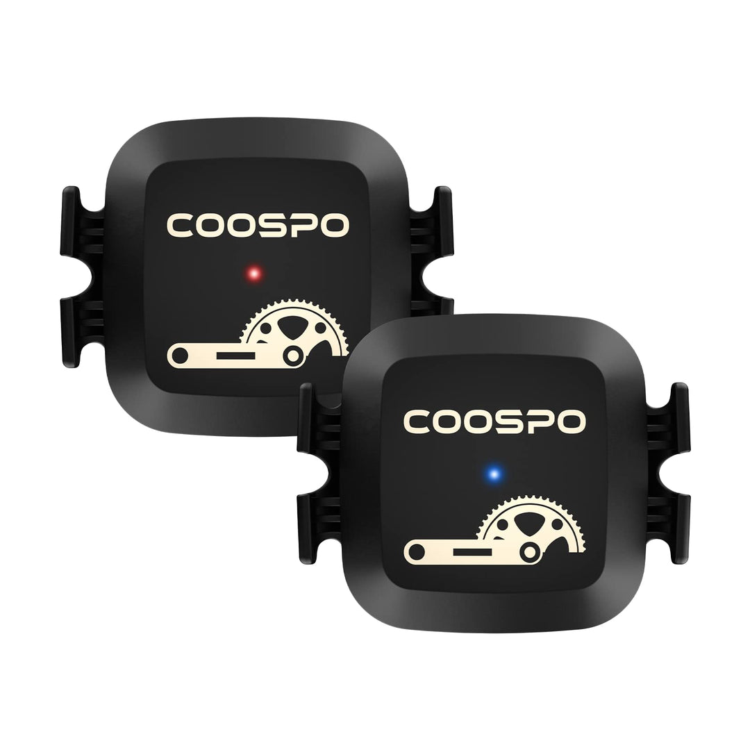 COOSPO Fahrrad Geschwindigkeitssensor und Trittfrequenzsensor Bluetooth ANT+, Cadence Speed Sensor I