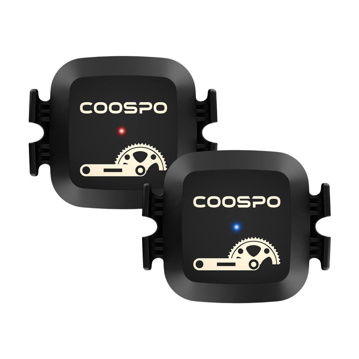 COOSPO Fahrrad Geschwindigkeitssensor und Trittfrequenzsensor Bluetooth ANT+, Cadence Speed Sensor I