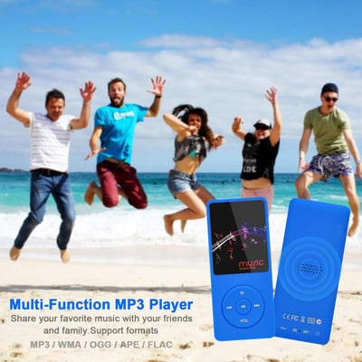 COVVY 8GB Tragbare MP3 Musik Player, Support bis zu 64GB SD Speicherkarte, Lossless Sound HiFi MP3 P