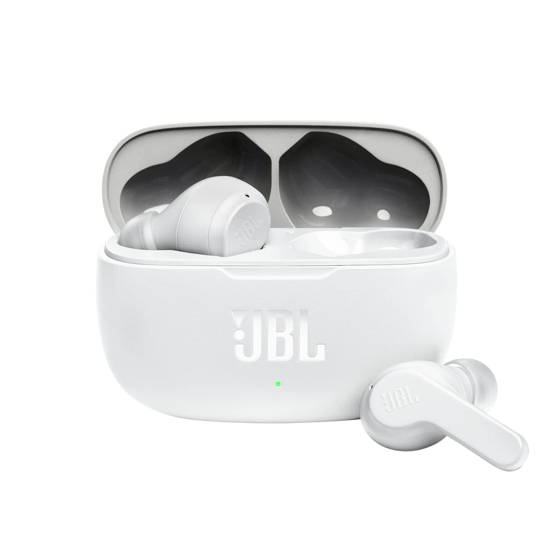 JBL Wave 200 TWS True-Wireless In-Ear Bluetooth-Kopfhörer - Weiss – Kabellose Ohrhörer mit integrier