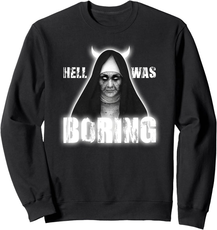 Emo Goth - Hell Was Boring - Engel Gothic Okkult Sweatshirt