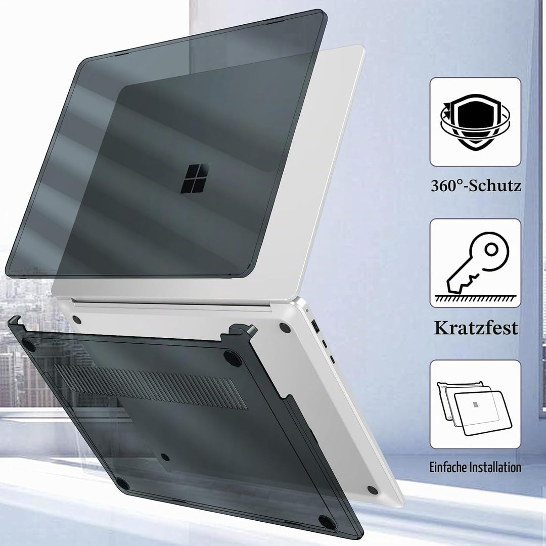 Fintie Hülle Kompatibel mit 15 Zoll Microsoft Surface Laptop 7, Ultradünne Hartschale Schutzhülle Sn