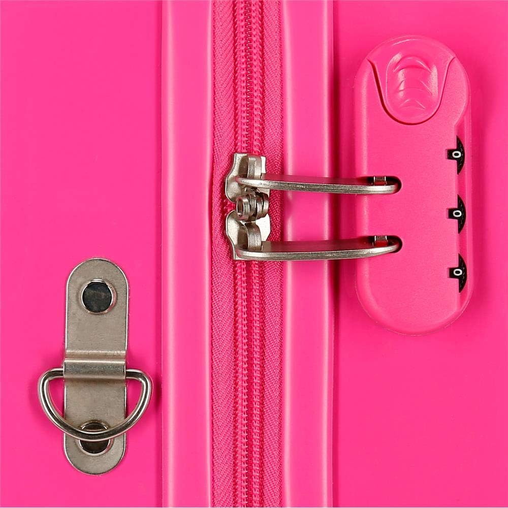 Roll Road Little Me Kinder-Koffer Rosa 50x38x20 cms Hartschalen ABS Kombinationsschloss 34L 2,1Kgs 4