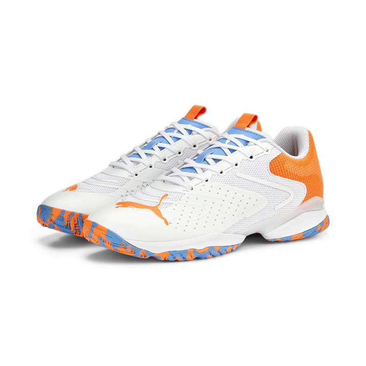PUMA Herren Beschleunigt Turbo Nitro II W+Hallenturnschuh 36 EU Puma White Ultra Orange Team Light B