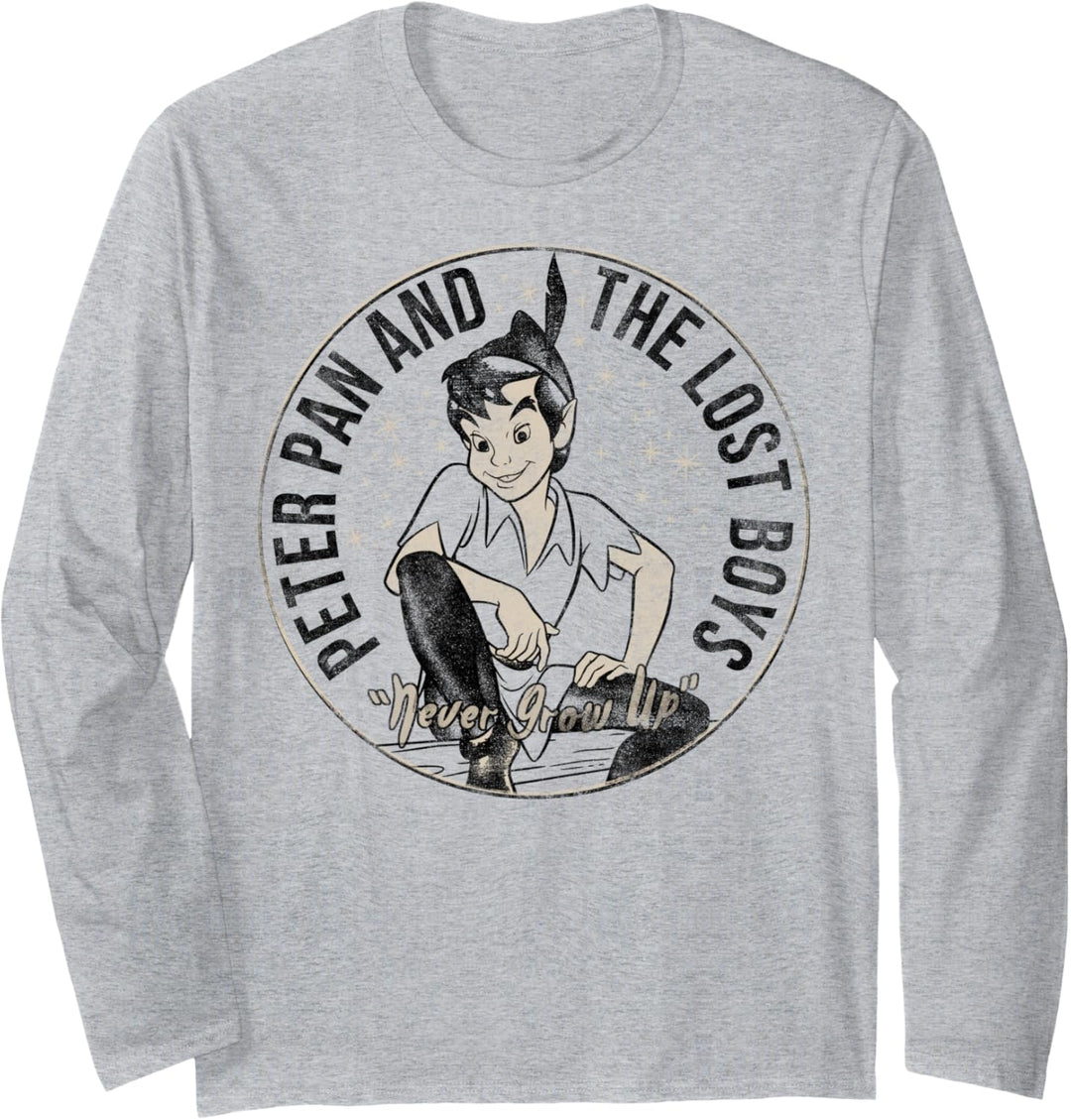 Disney Peter Pan And The Lost Boys Tonal Portrait Langarmshirt