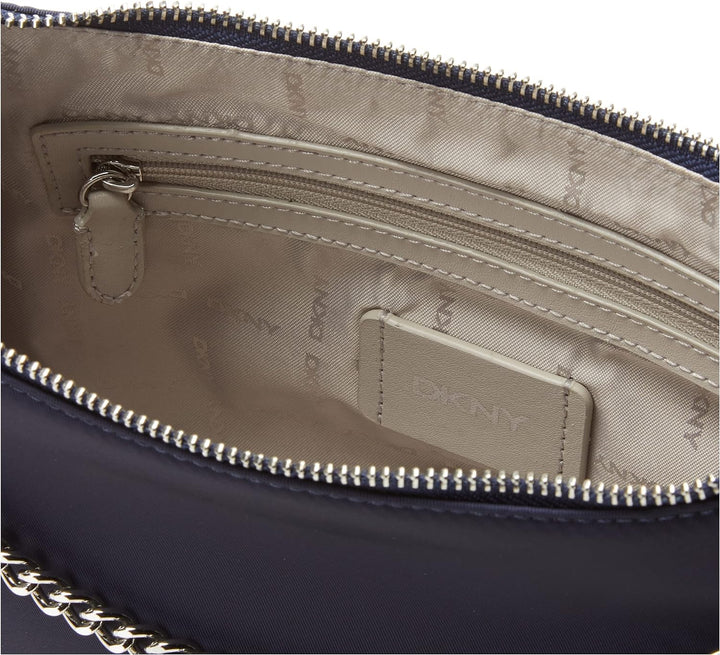 DKNY Sportliche Crossbody Caelynn Pouchette Handtaschen L Silber, L Silber