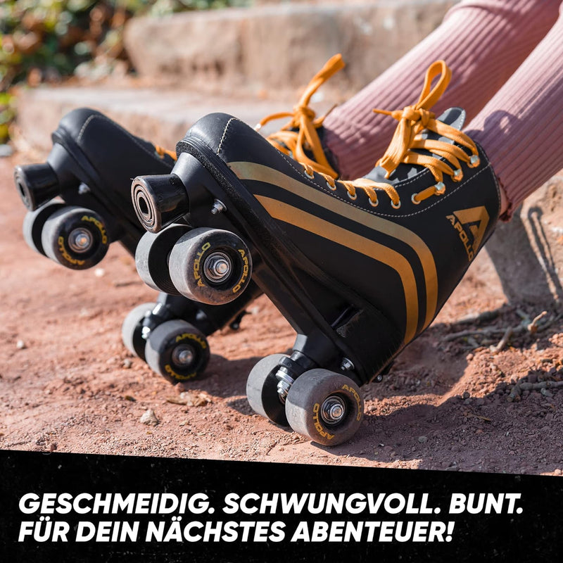 Apollo Disco Roller, Classic Roller | Rollschuhe für Kinder und Erwachsene | grössenverstellbare Qua