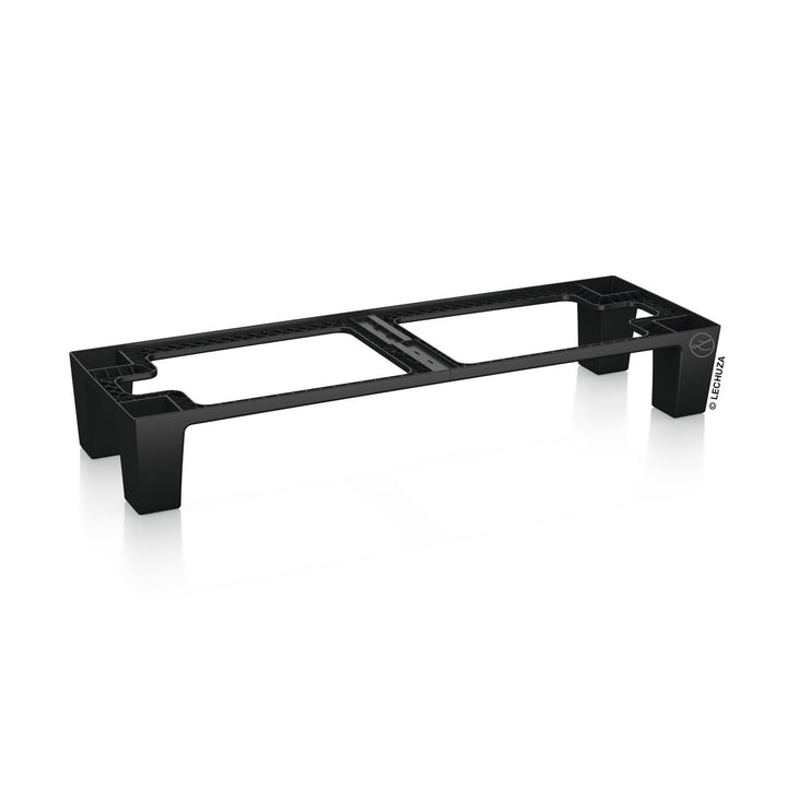 LECHUZA TRIO Cottage 30 Sockel schwarz 15012 Pflanzgefäss mit Erd-Bewässerungs-System 15x31x59 cm Sc