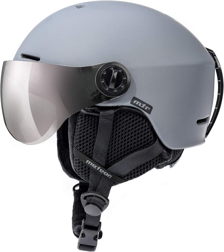 meteor Skihelm Kinder Snowboard Helm Herren Ski Helmet fur Mädchen Jungen Skihelm Damen S (53-55cm)