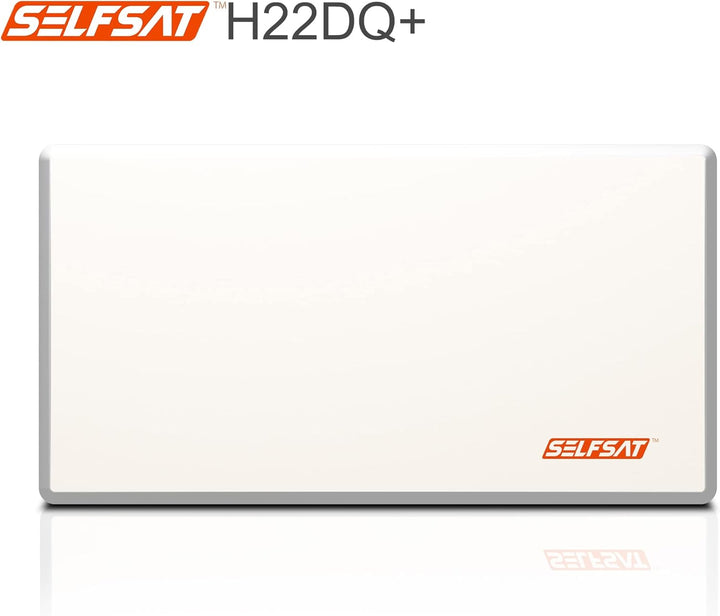 Selfsat H22DQ 8 TV Teilnehmer SAT Flachantenne Flat + Multischalter 5/8 Full HD 4K