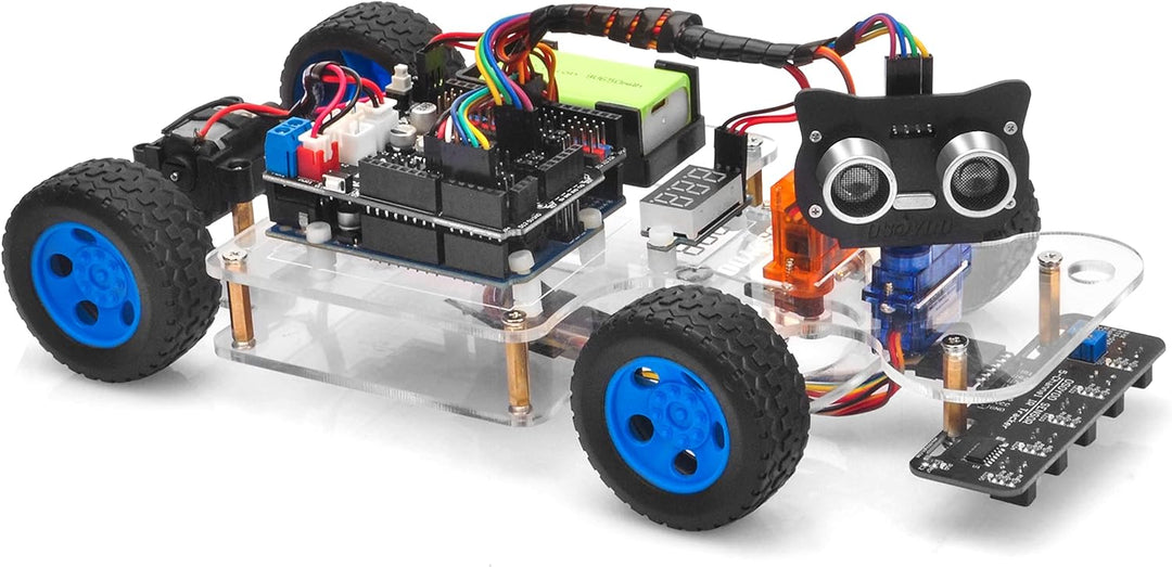 OSOYOO Robot Car V1.0, Elektronik Baukasten, Roboter Bausatz, Elektronik Baukasten Für Erwachsene, P