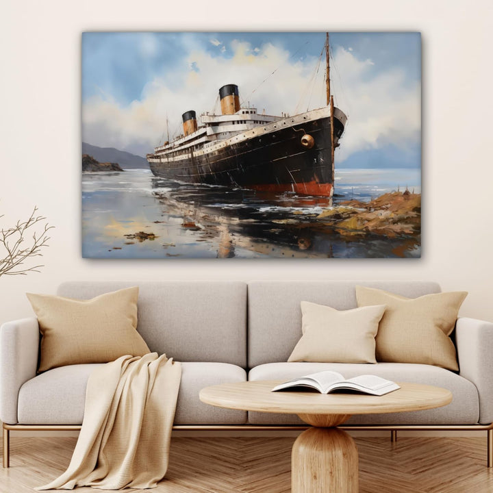 MuchoWow© Leinwandbild Gross 120x80 cm XXL Dekoration Wohnzimmer Bilder Aufhängen Wall Decoration Li