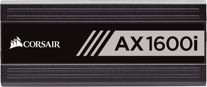 Corsair AX1600i digitales PC-Netzteil (Voll-Modulares Kabelmanagement, 80 Plus Titanium, 1600 Watt,