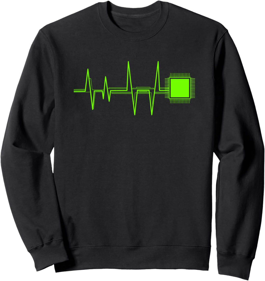 Systemadmin Herzschlag - Informatiker Herzfrequenz Sweatshirt