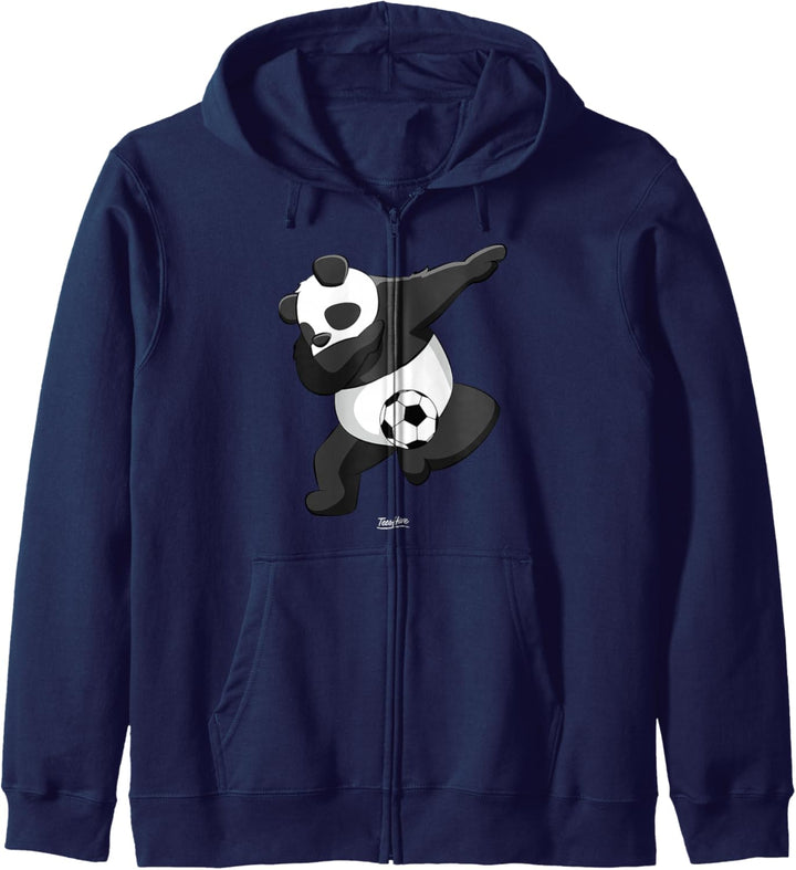 Dabbing Panda Soccer Kapuzenjacke
