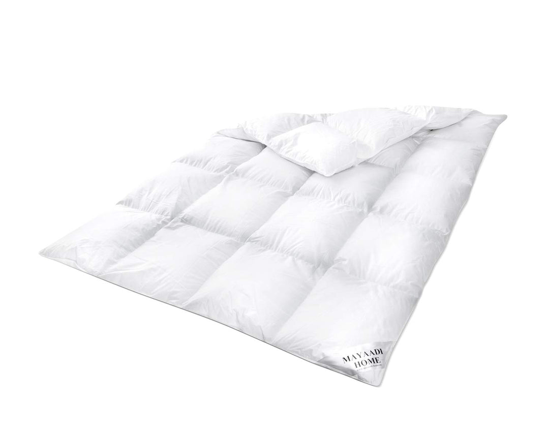 Mayaadi-Home MA28 Daunendecke Bettdecke Decke 15% Daunen 135x200cm 1050 Gr. Steppbett Steppdecke