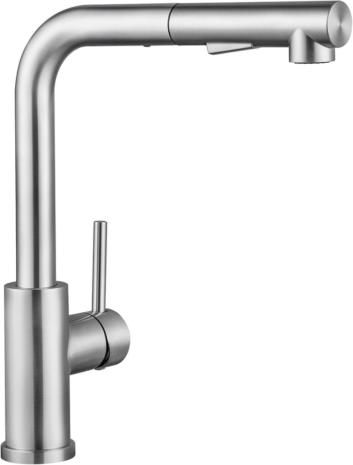 CECIPA Hochdruck Wasserhahn Küche Ausziehbar, Küchenarmatur mit Brause Zwei Wasserstrahlarten, Einhe