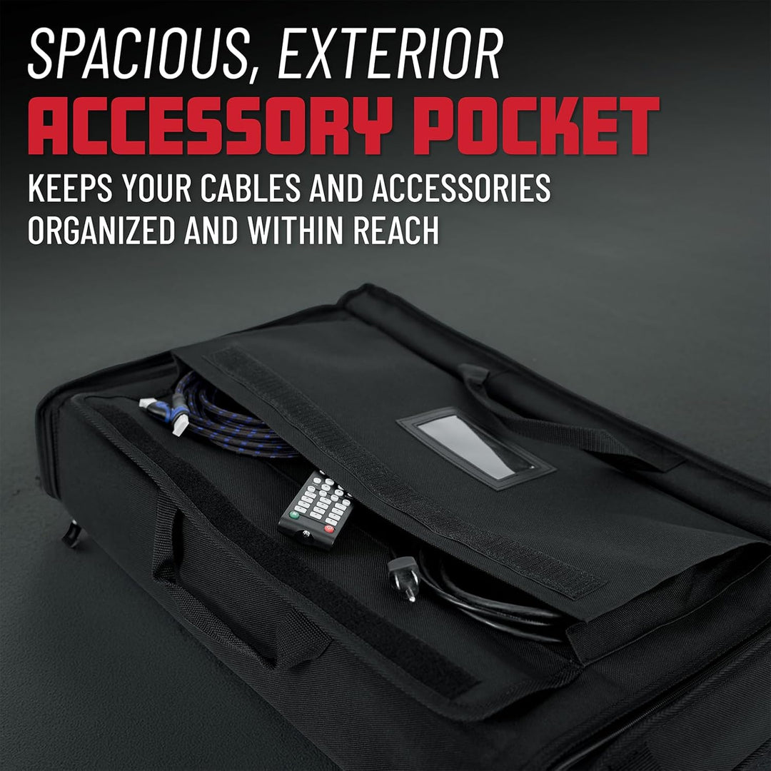 Gator Cases Gepolsterte Nylon-Tragetasche für den Transport von LCD-Bildschirmen, Monitoren und -Fer