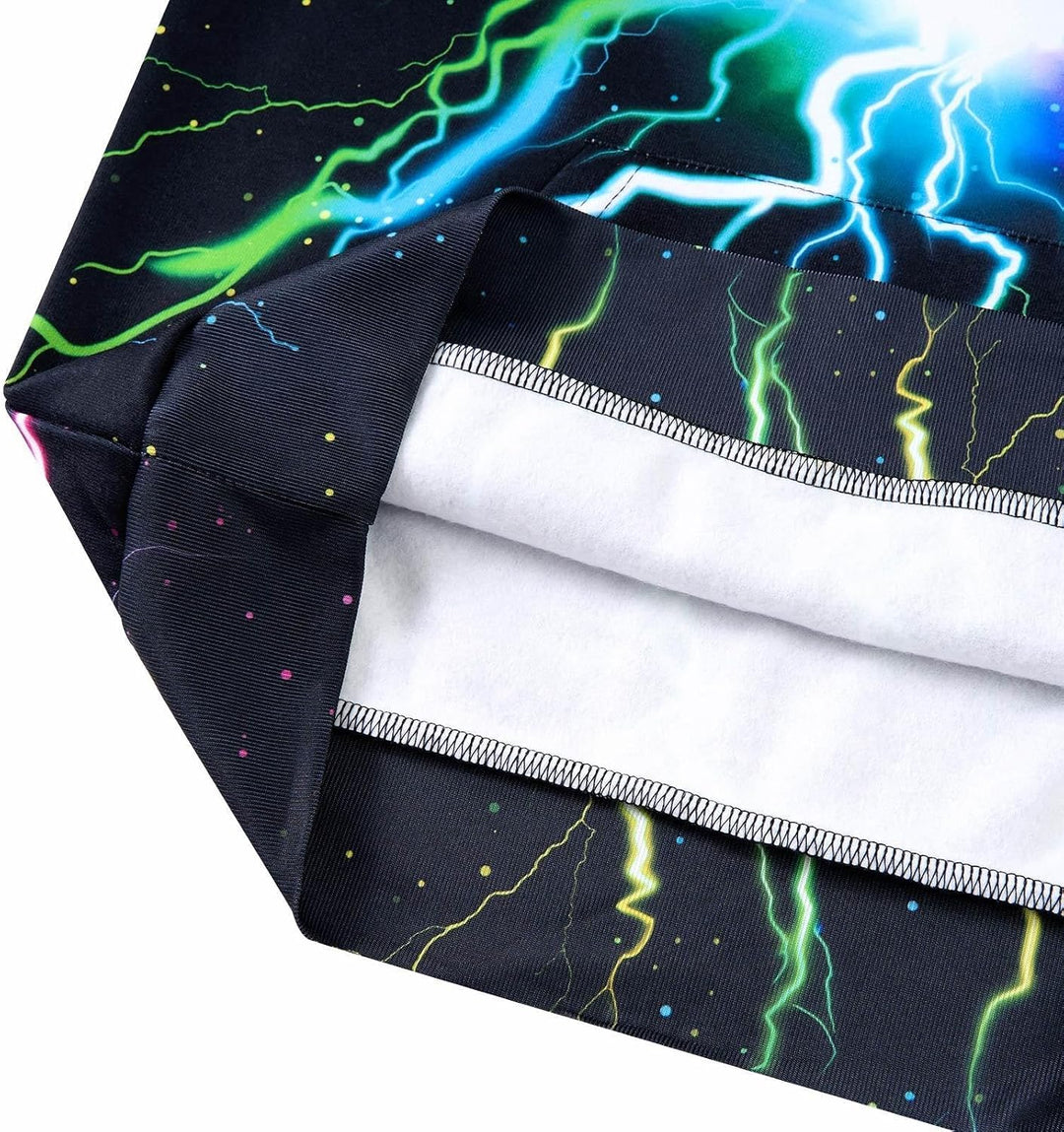 AIDEAONE Jungen Mädchen 3D Hoodie Kapuzenpullover Sweatshirt Mit Kapuze Blitz 6-7 Jahre, Blitz 6-7 J