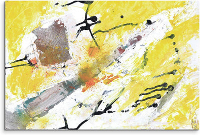 Paul Sinus Art 120x80cm Leinwandbild Leinwanddruck Kunstdruck Wandbild grün weiss schwarz Striche