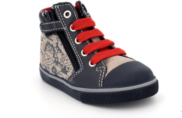 Geox Baby-Jungen B Kilwi Boy A Sneaker 20 EU Grau Grey Navyc0665, 20 EU Grau Grey Navyc0665