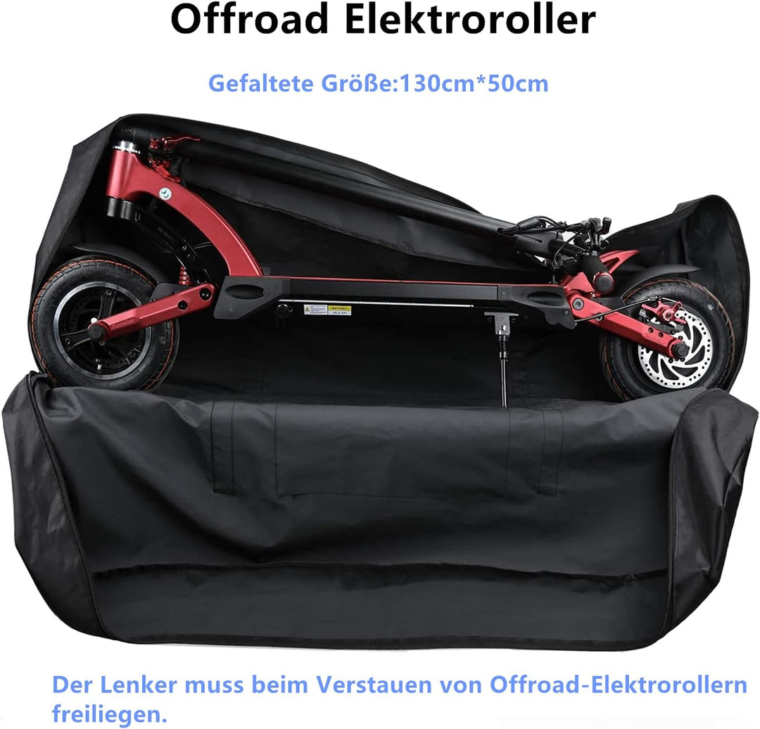 SUNTTELF Elektroroller Tragetasche E-Scooter Aufbewahrung Transporttasche Faltbarer Roller Zubehör R
