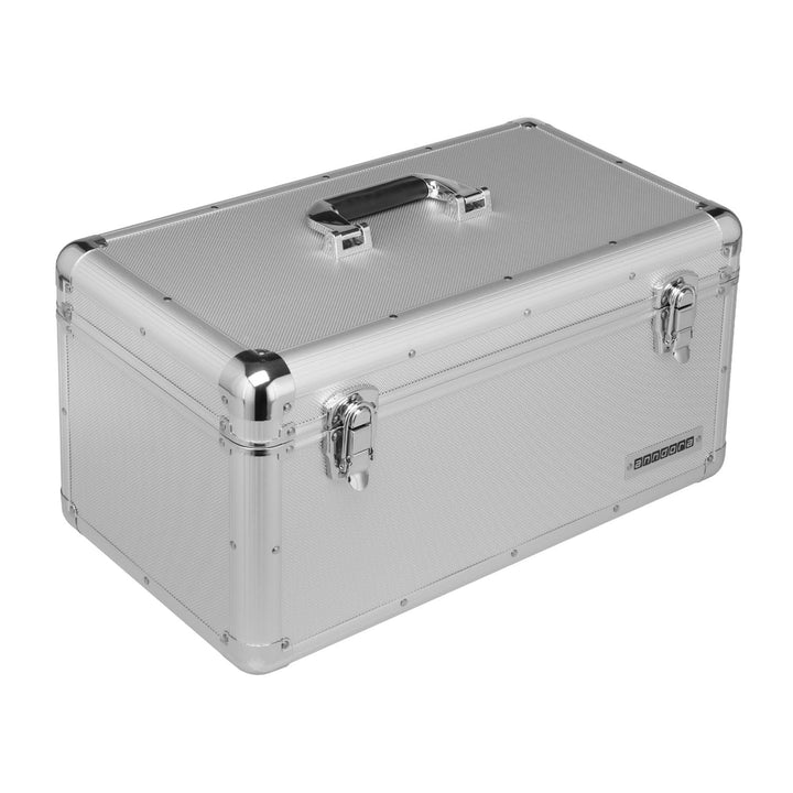 anndora Werkzeugkoffer 28 Liter - XL Werkzeugkasten Werkzeugbox - silber XL - Silber, XL - Silber