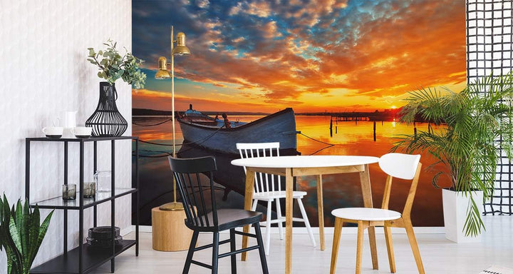 Muralo Fototapete 3D Effekt 180 x 270 cm Vlies Wand Tapete Kugeln Abstraktion 3D Optik Wohnzimmer Sc