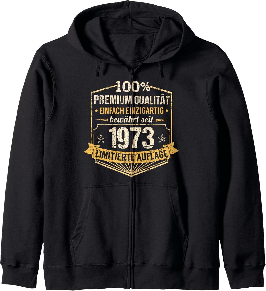 51. Geburtstag Mann Frau 51 Jahre 1973 Deko Lustig Geschenk Kapuzenjacke