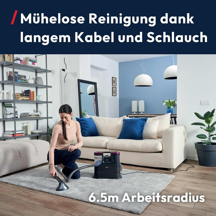 Hoover HS5 Heat Waschsauger, Fleckenreiniger und Nass-Trocken-Sauger mit Warmwasser für Teppiche, So