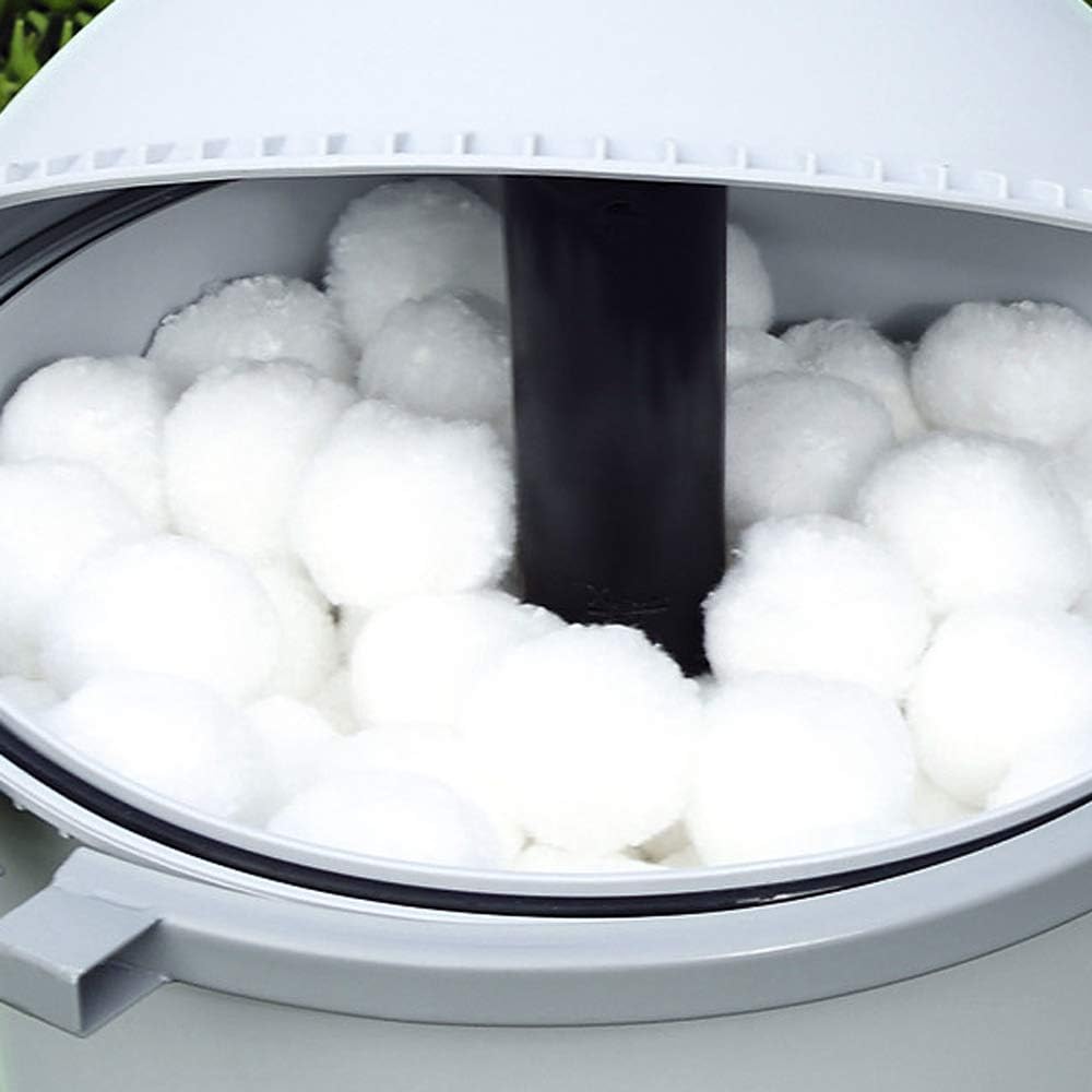 Monzana Filterbälle 1400g ersetzen 50kg Filtersand für Pool Schwimmbad Aquarium Teich Sandfilteranla