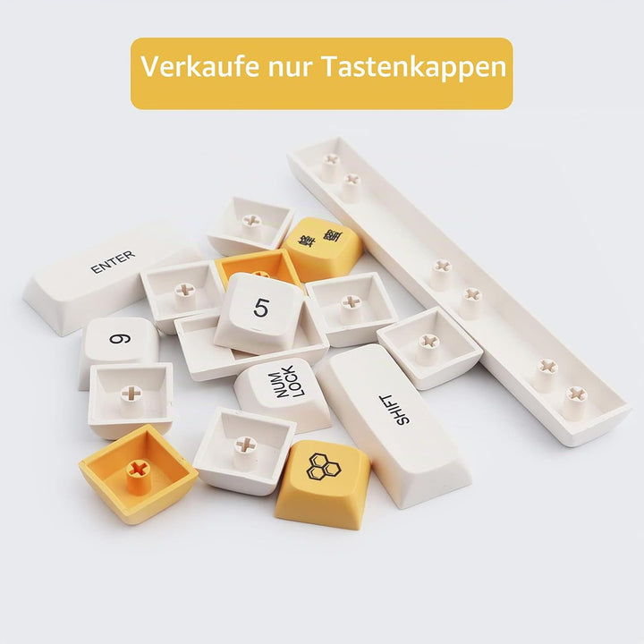 Keycaps Anime PBT Keycaps XDA Profil ANSI Layout Japanese Keycaps 137 Keys Dye-Sublimation für Cherr
