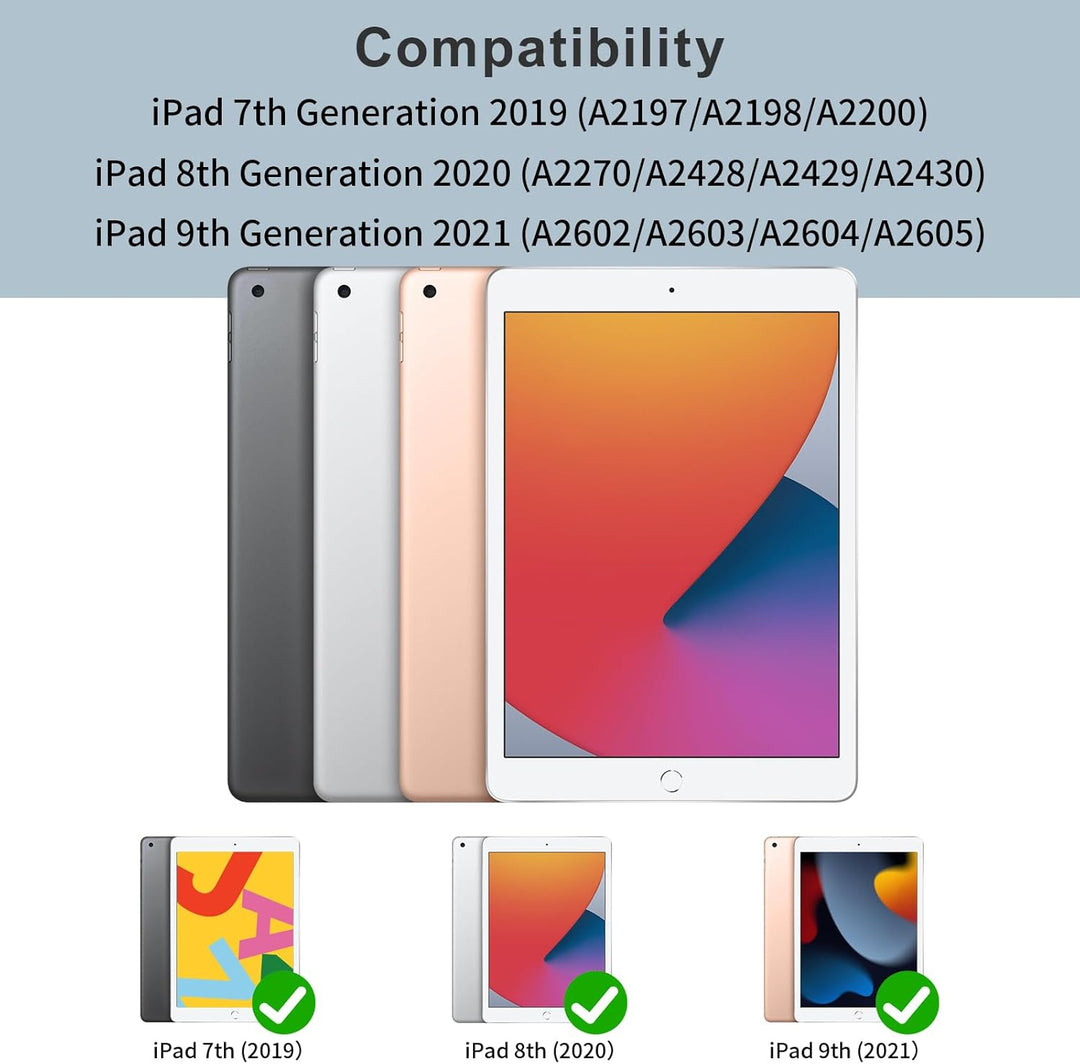 Tastatur Hülle für iPad Pro 11" 4.Gen 2022/3.Gen 2021/2.Gen 2020 mit Pencil Halter,red-2, red-2