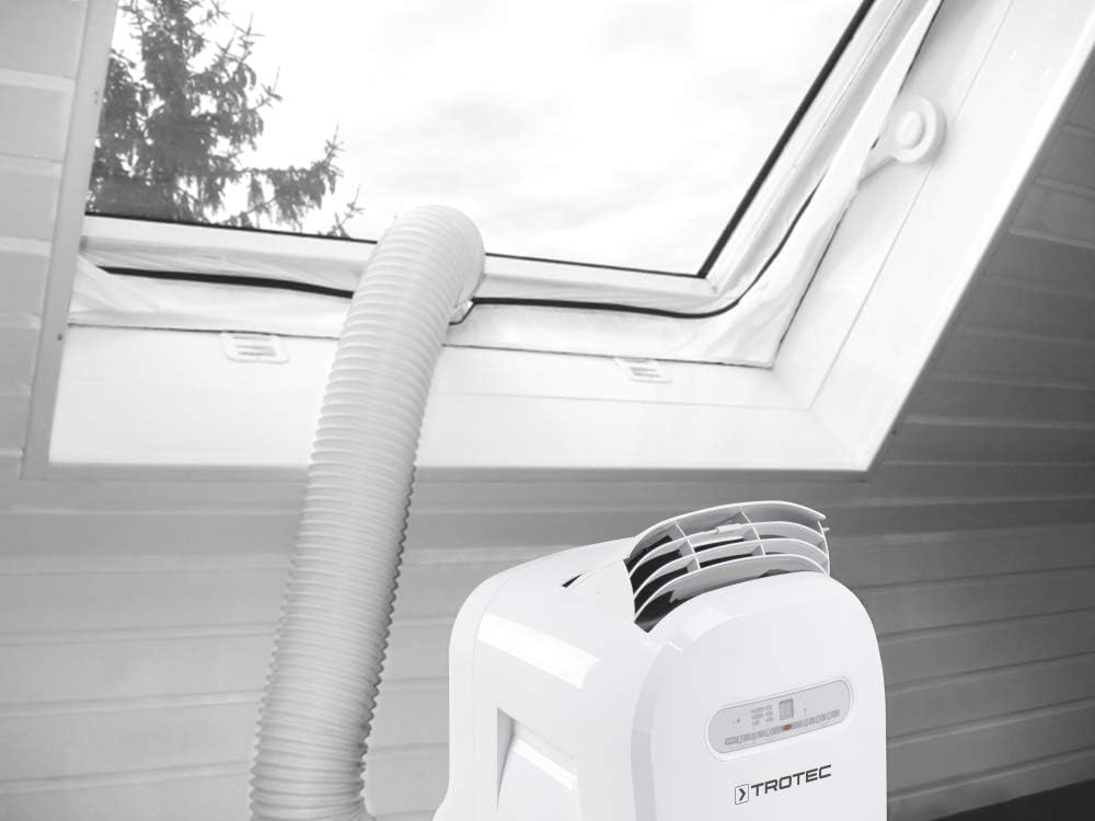TROTEC AirLock 100 Fensterabdichtung für mobile Klimageräte und Ablufttrockner Flügelfenster Dachfen