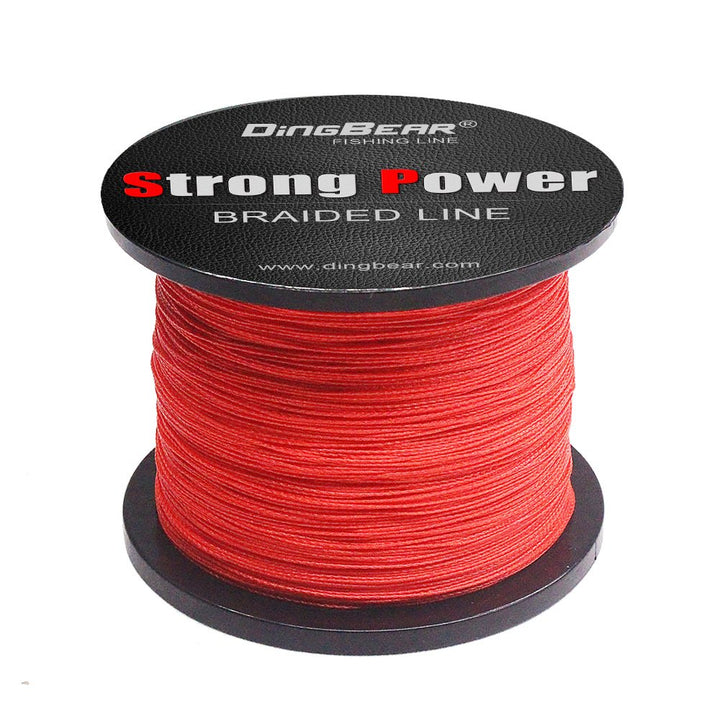 437yd-5000yd stark ziehen sie generische geflochtenen angelschnur angelschnur Fisch Linien rot 437Yd