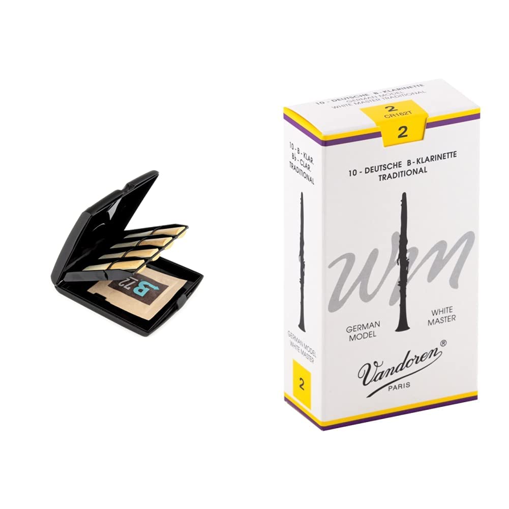 Rico RVCASE04 Vitalizer Blattetui Universal für Klarinetten und Saxophonblätter &amp; Vandoren Blätter B