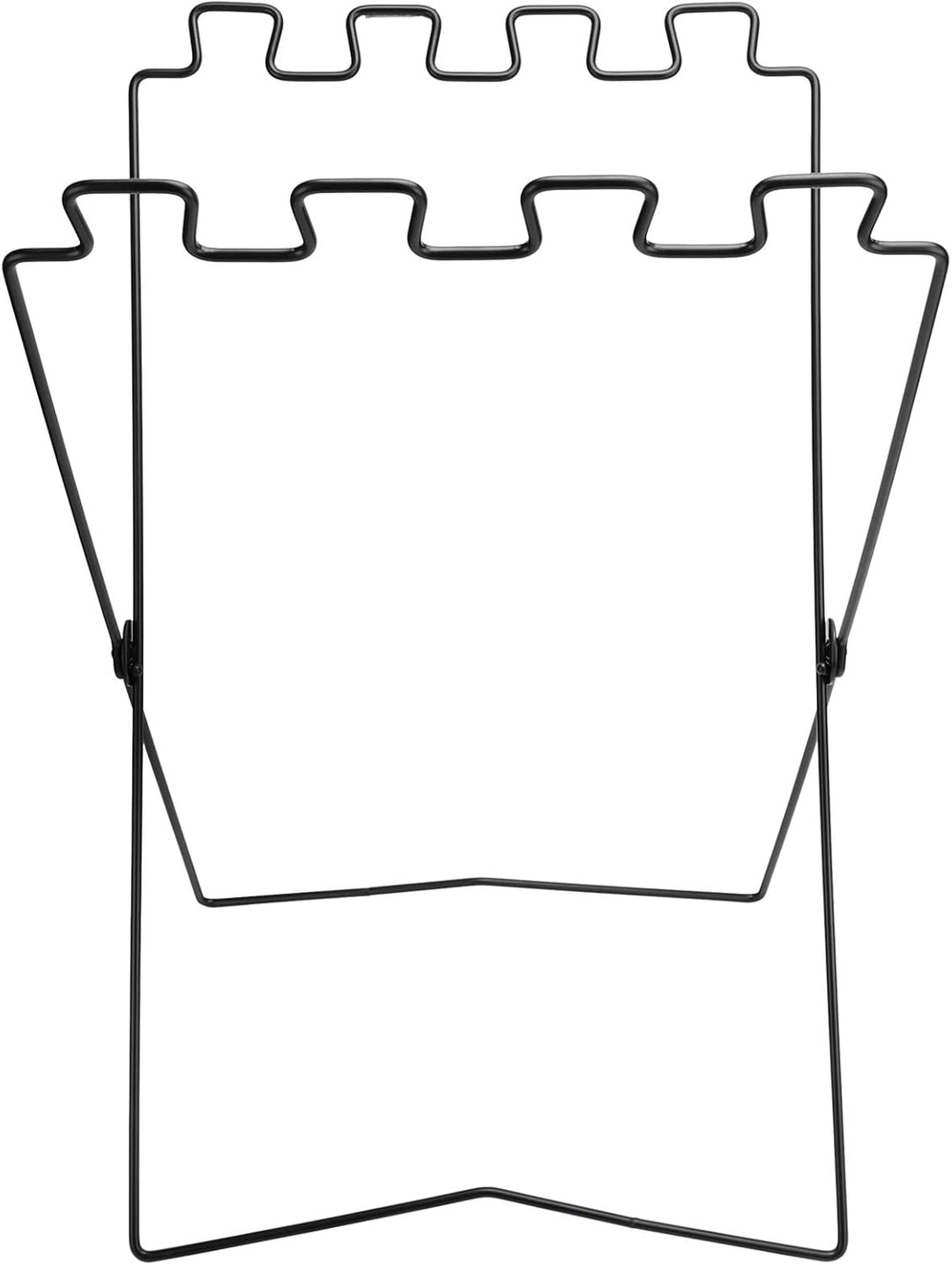 Headerbs Tragbarer, Faltbarer Müllbeutelständer, Eisendrahtregal für Camping, Picknick, Grillen, Lei