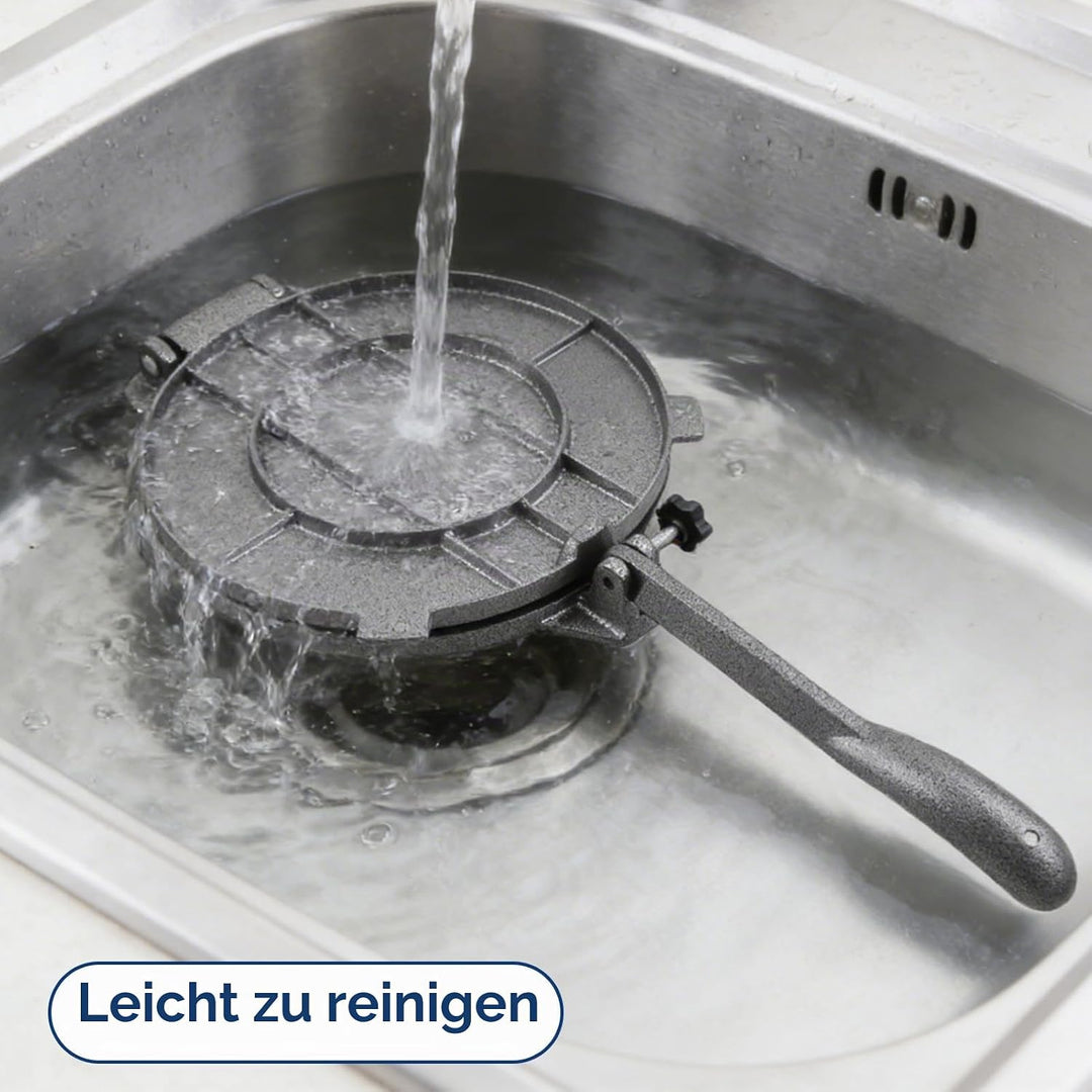 Tortilla Press, Aluminiumlegierung Manual Gusseisen Tortilla -Hersteller Taco Press Tortillera Patac
