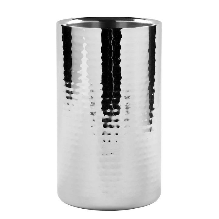 Fink 105002 KALAS Sektkühler/Weinkühler, Edelstahl, Silber, 19 x 11.5 x 19 cm,
