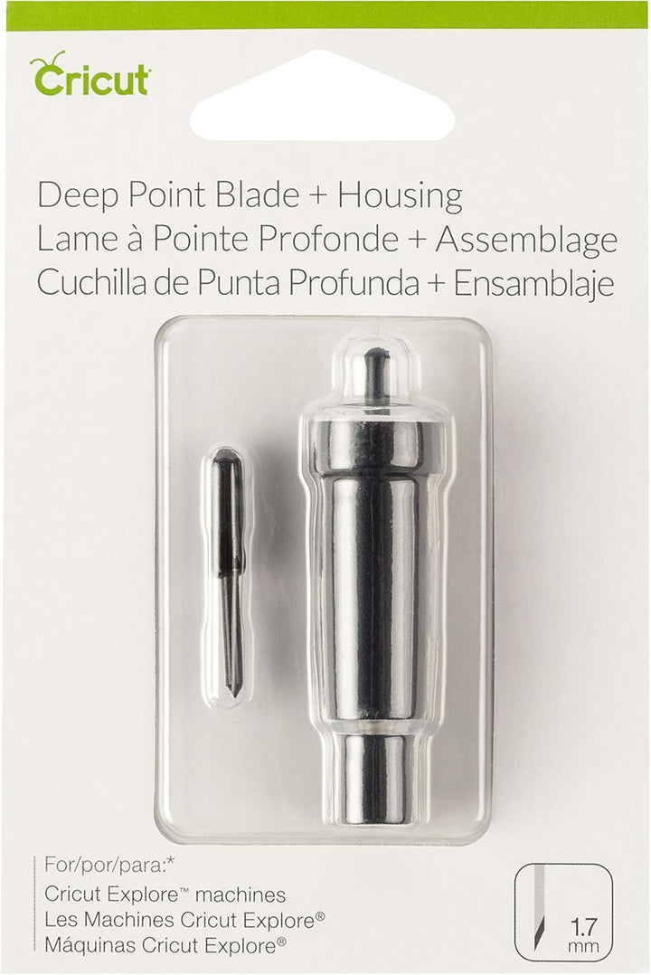 Cricut Explore Deep Cut Housing & Blade-, Blade + Housing Deep Pt, Deep Pt