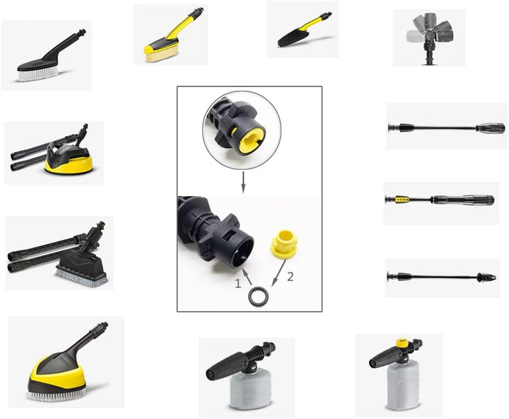 Dichtungsring-Set für Kärcher K2 K3 K4 K5 K6 K7 Hochdruckreiniger Zubehör Teile