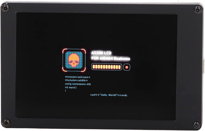 3,5-Zoll-IPS-LCD-Monitor-Display IPS-Monitor-Subscreen mit USB-Schnittstelle und Halterung LCD-Bilds