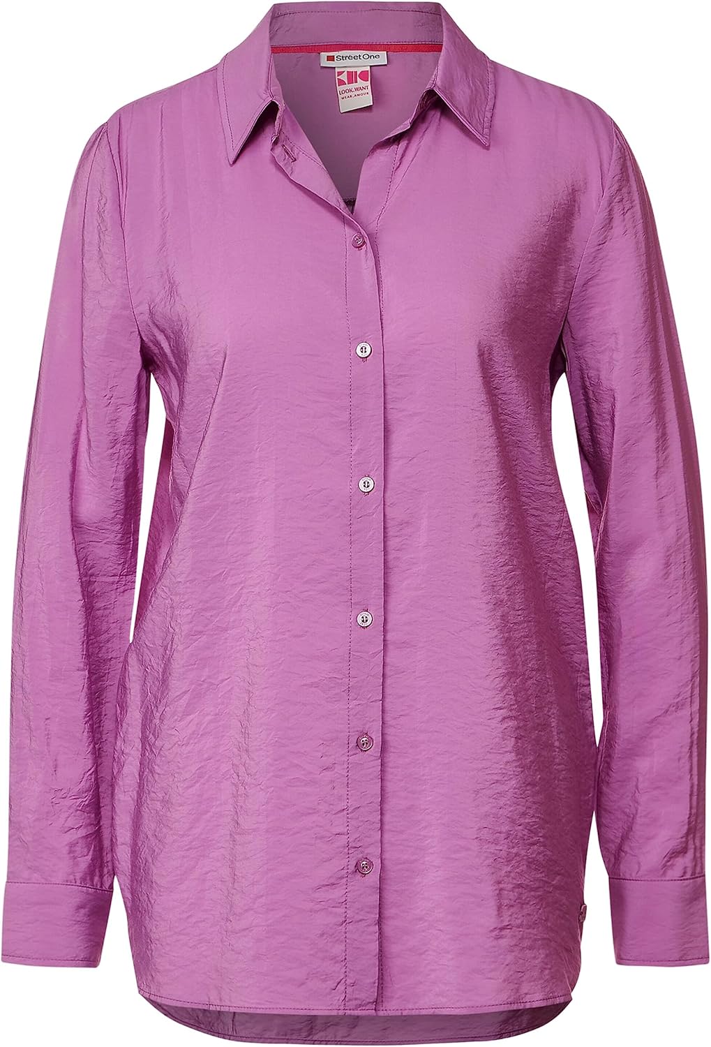 Street One Damen Hemdbluse 34 Meta Lilac, 34 Meta Lilac
