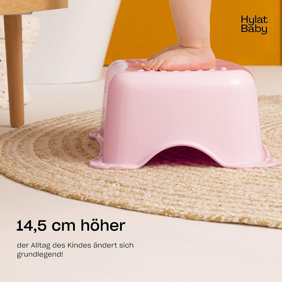 Hylat Baby 3in1 Töpfchen-Set für Kinder - Toilettensitz, Tritthocker & Töpfchen - Kindertoilette für