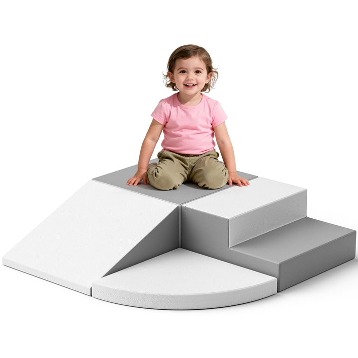 Hoyiyobi Schaumstoff-Kletterblöcke für Kinder, Schaumstoff-Bausteine XXL, Montessori-Spielzeug für