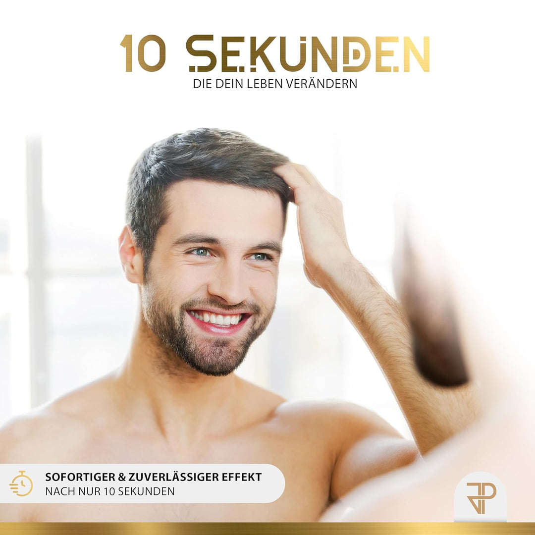JP Confidence - Premium Streuhaar zur Haarverdichtung - Friseurqualität - 100% natürlich - Authentis