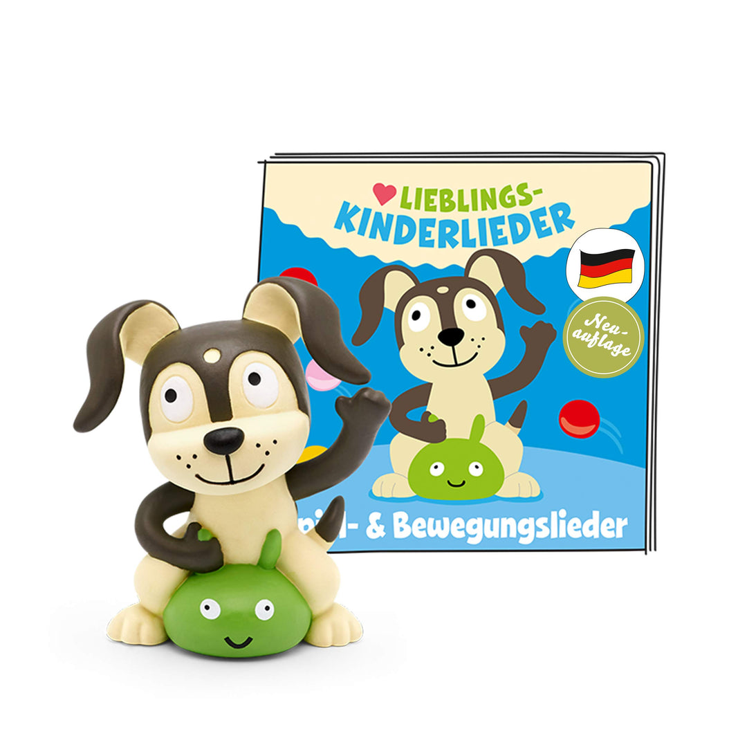 tonies Hörfigur für Toniebox, Lieblings-Kinderlieder – Spiel- und Bewegungslieder, Kinderlieder für