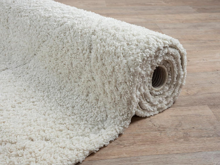the carpet Velvet eleganter Designer Teppich Wohnzimmer, weicher &amp; pflegeleichter Hochflor Wohnzimme