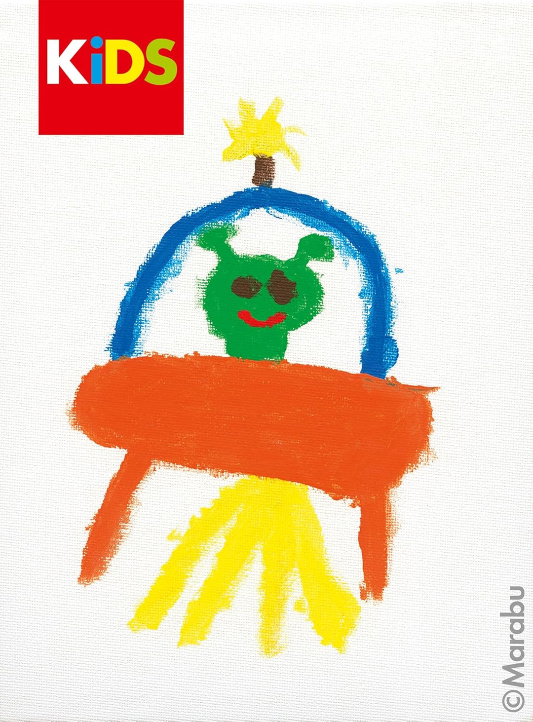 Marabu KiDS Little Artist Maxi Art Box, Mal- und Bastelbox für Kinder ab 5 Jahren, inkl. 12 x 36 ml