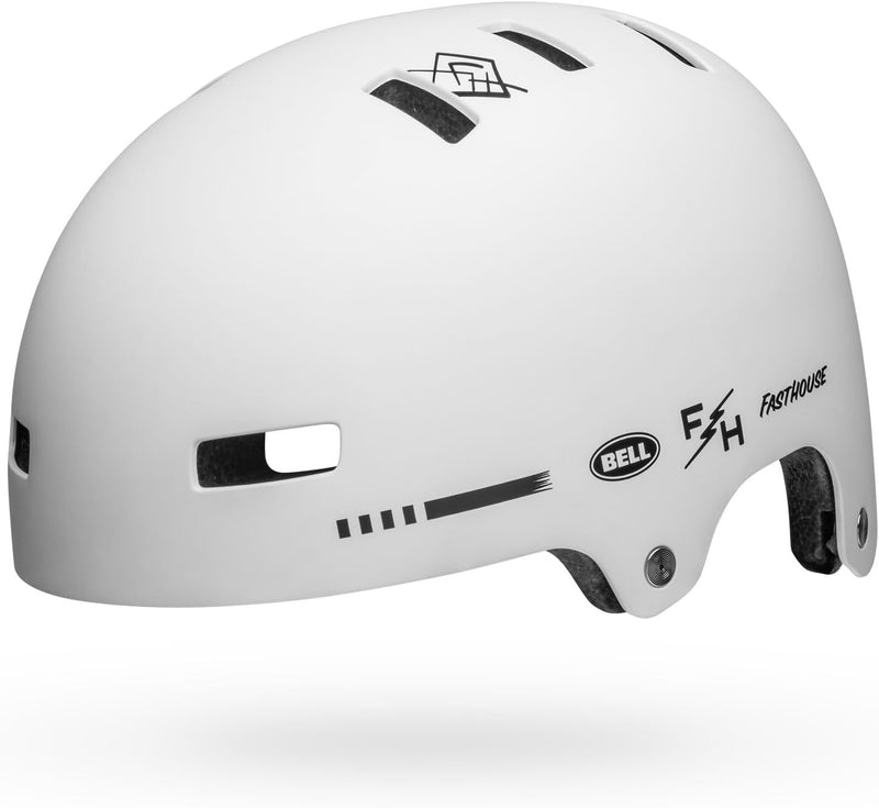 BELL Herren Local Fahrradhelme L Matte White Fasthouse, L Matte White Fasthouse